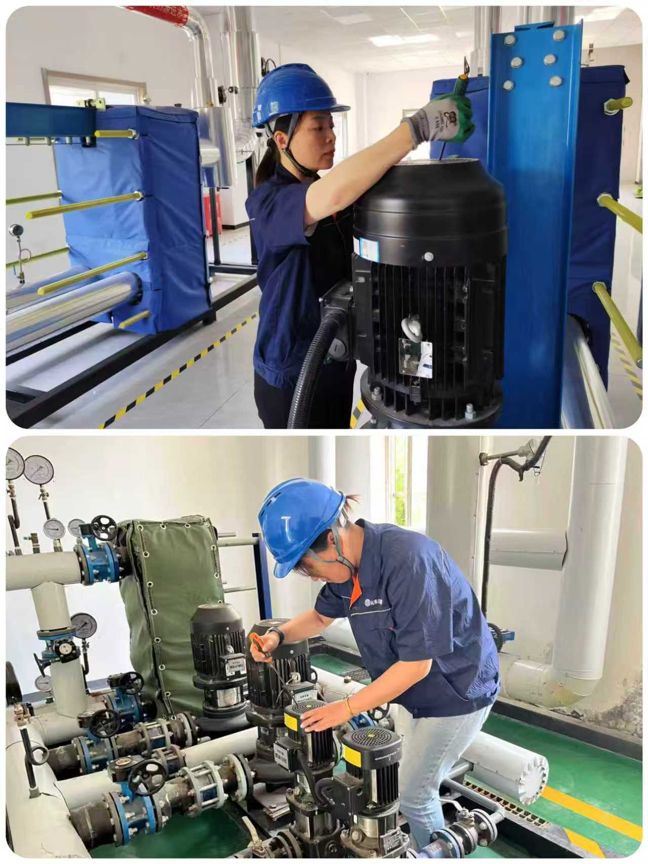 山東聚源熱力公司桂英供熱區(qū)域&nbsp;全面做好供熱系統(tǒng)注水試壓準(zhǔn)備工作